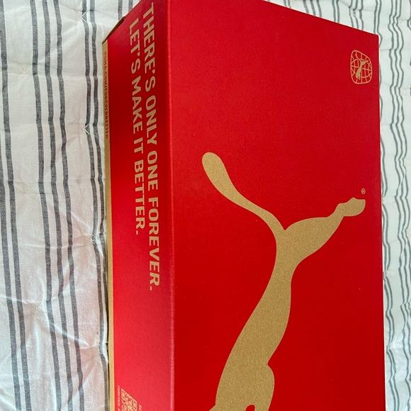 Puma White Sneakers Size 9.5 New Carina 3.0 - Picture 5 of 7